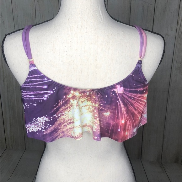 Wildfox Firework Tankini Bikini Top - Picture 3 of 7